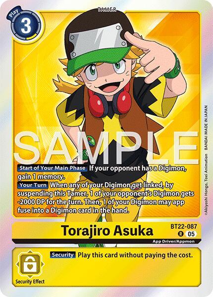 Torajiro Asuka - Cyber Eden - Rare - BT22-087 R