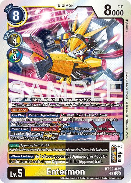 Entermon - Cyber Eden - Rare - BT22-035 R