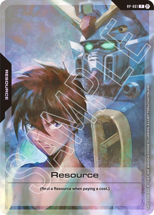 Resource (RP-001) (Mobile Suit Gundam Wing) - Promotional Resource Tokens - Promo - RP-001