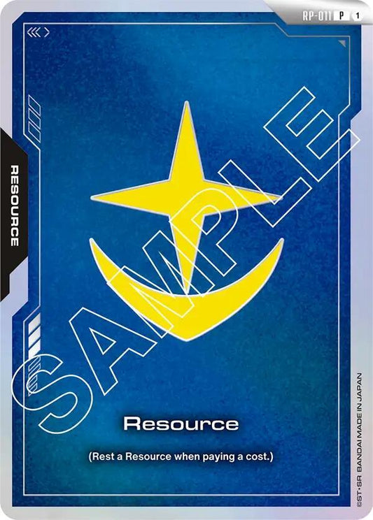 Resource (RP-011) (Earth Federation Force) - Promotional Resource Tokens - Promo - RP-011