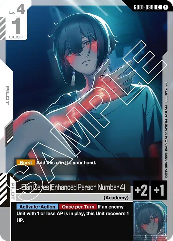 Elan Ceres (Enhanced Person Number 4) - Newtype Rising - Common - GD01-098