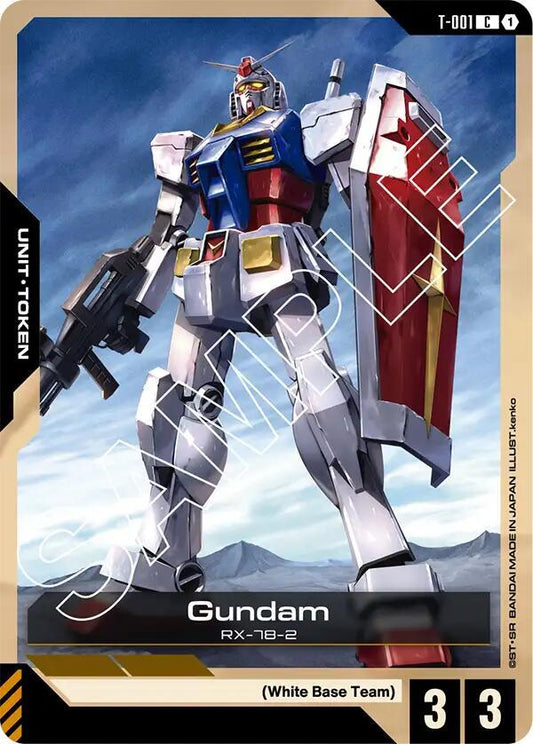 Gundam (T-001) Token - Newtype Rising - Common - T-001