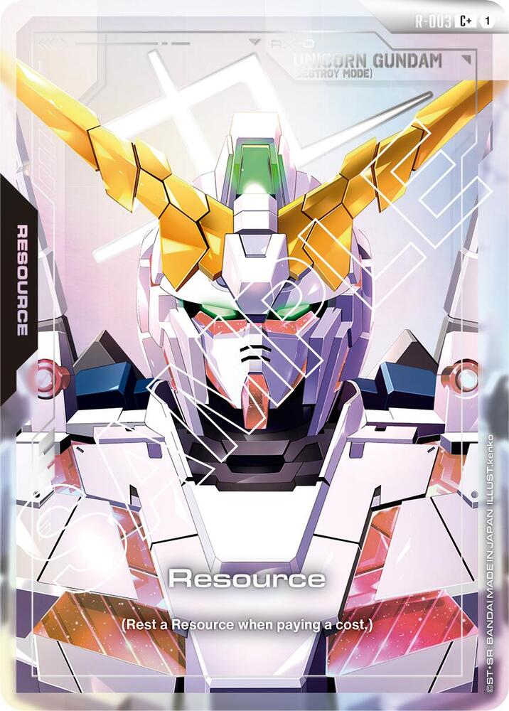 Resource (R-003) (C+) - Newtype Rising - C+ - R-003