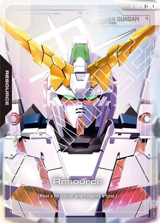 Resource (R-003) (C+) - Newtype Rising - C+ - R-003