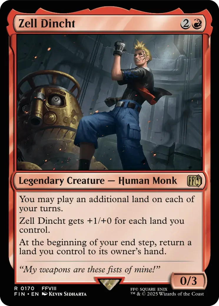 Zell Dincht - FINAL FANTASY - R - 170