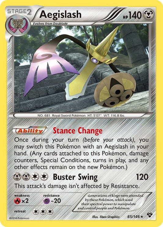Aegislash (85) - XY Base Set - Rare - 85/146