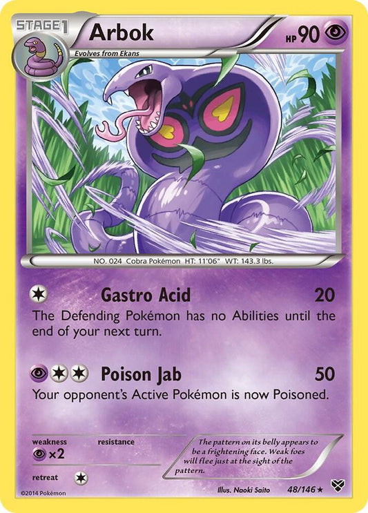 Arbok - XY Base Set - Rare - 48/146