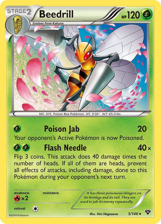 Beedrill - XY Base Set - Rare - 5/146