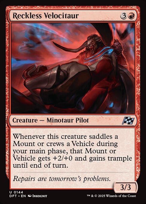 Reckless Velocitaur - Aetherdrift - U - 144