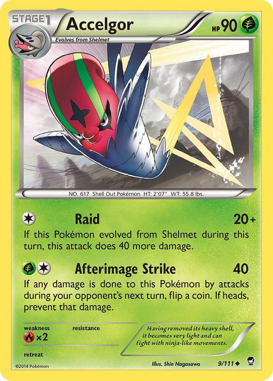 Accelgor - XY - Furious Fists - Uncommon - 9/111