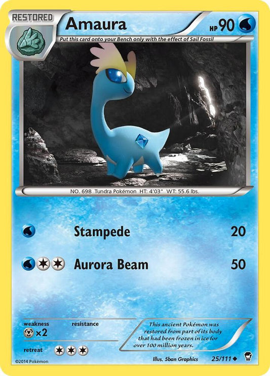 Amaura - XY - Furious Fists - Uncommon - 25/111