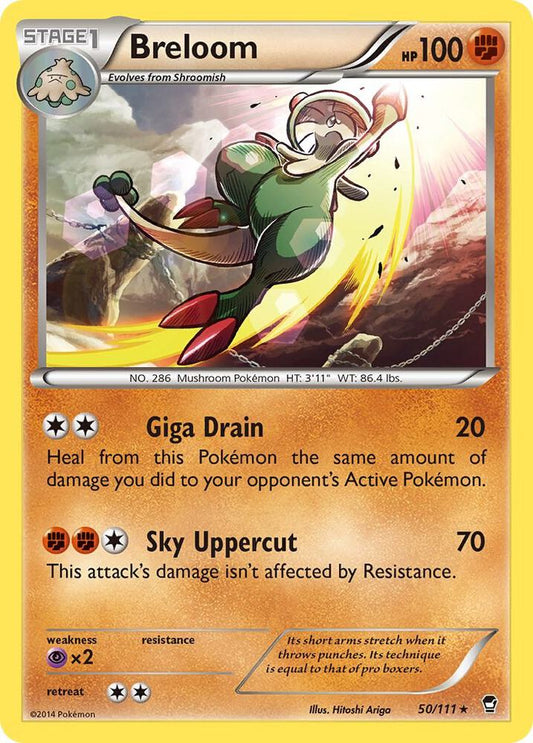Breloom - XY - Furious Fists - Rare - 50/111
