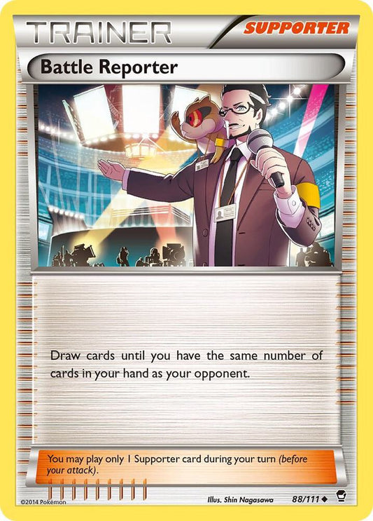 Battle Reporter - XY - Furious Fists - Uncommon - 88/111
