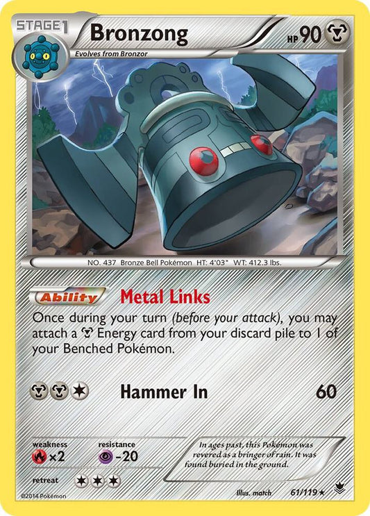 Bronzong - XY - Phantom Forces - Rare - 61/119