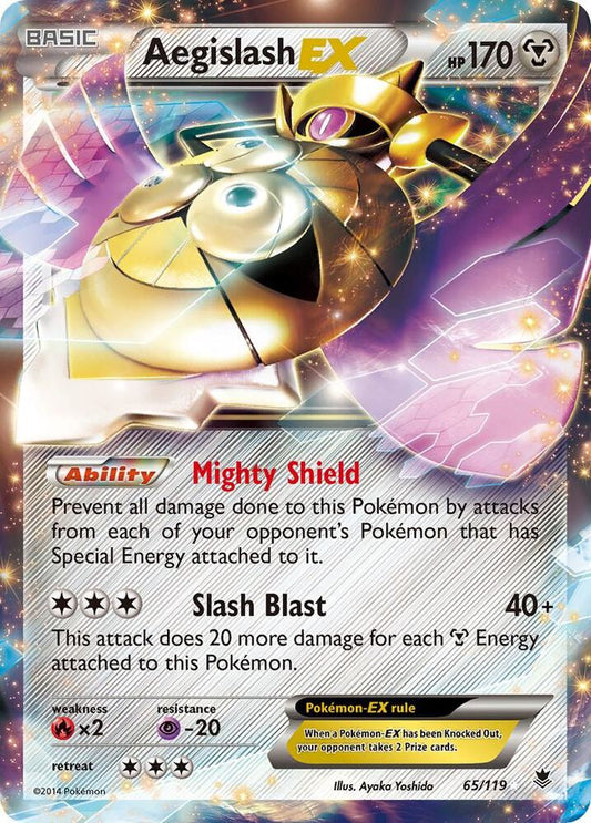 Aegislash EX - XY - Phantom Forces - Ultra Rare - 65/119