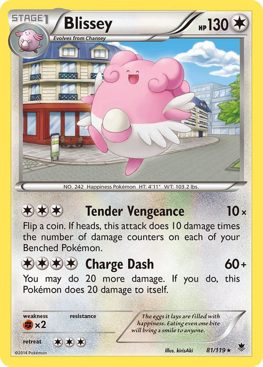 Blissey - XY - Phantom Forces - Rare - 81/119