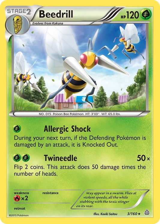 Beedrill - XY - Primal Clash - Rare - 3/160