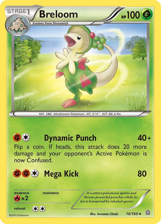 Breloom - XY - Primal Clash - Rare - 16/160
