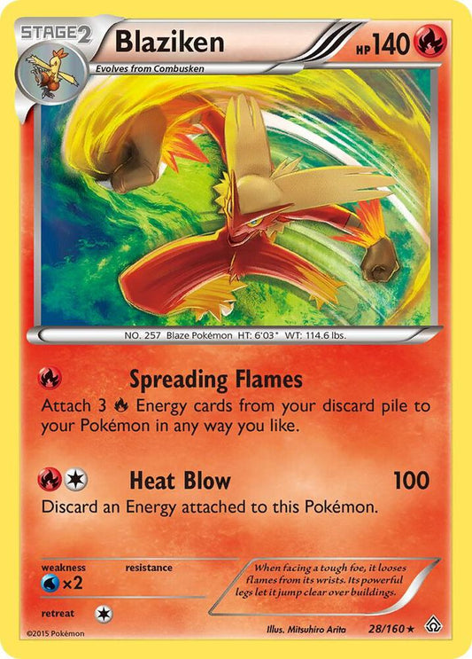 Blaziken - XY - Primal Clash - Holo Rare - 28/160