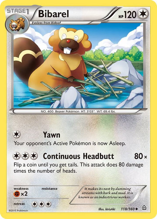 Bibarel - XY - Primal Clash - Uncommon - 118/160