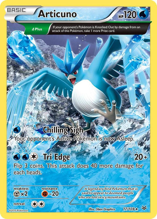 Articuno (17 Delta) - XY - Roaring Skies - Rare - 17/108