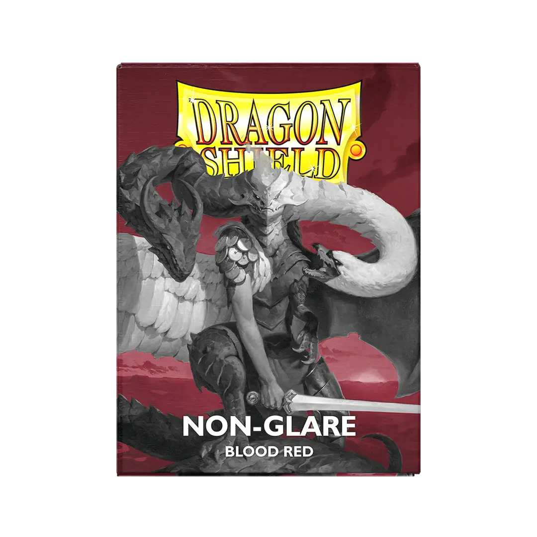 Dragon Shield Blood Red - Non-Glare - Standard Size