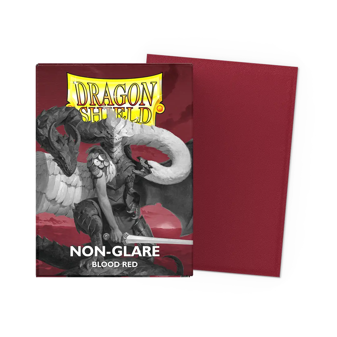 Dragon Shield Blood Red - Non-Glare - Standard Size
