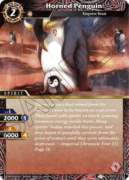 Horned Penguin - Dawn of History - Common - BSS01-018
