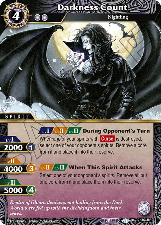 Darkness Count - Savior of Chaos - Rare - BSS04-028