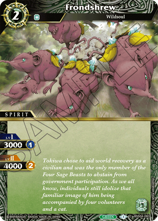 Frondshrew - Savior of Chaos - Common - BSS04-083
