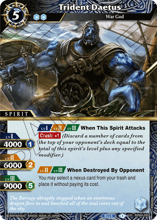 Trident Daetus - Savior of Chaos - Uncommon - BSS04-095