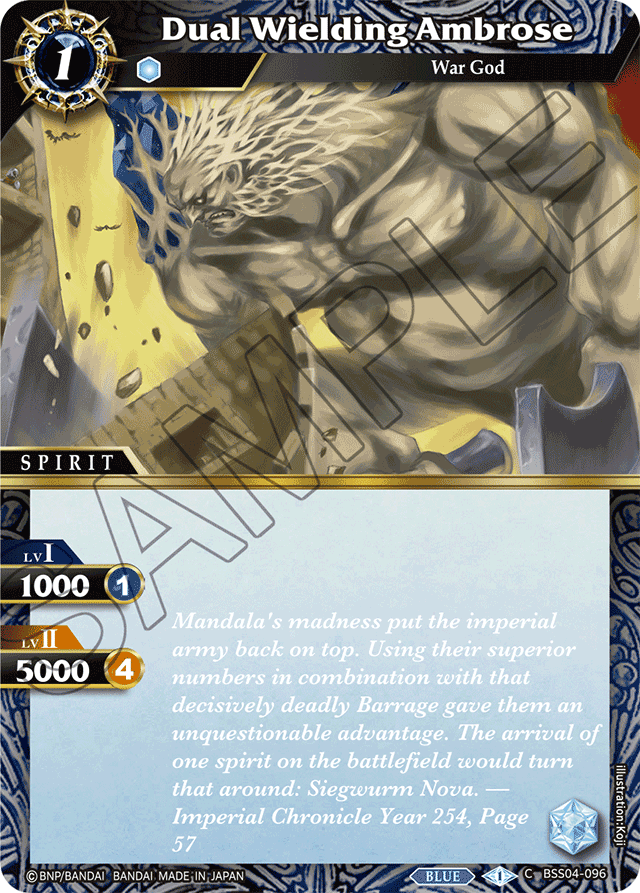 Dual Wielding Ambrose - Savior of Chaos - Common - BSS04-096
