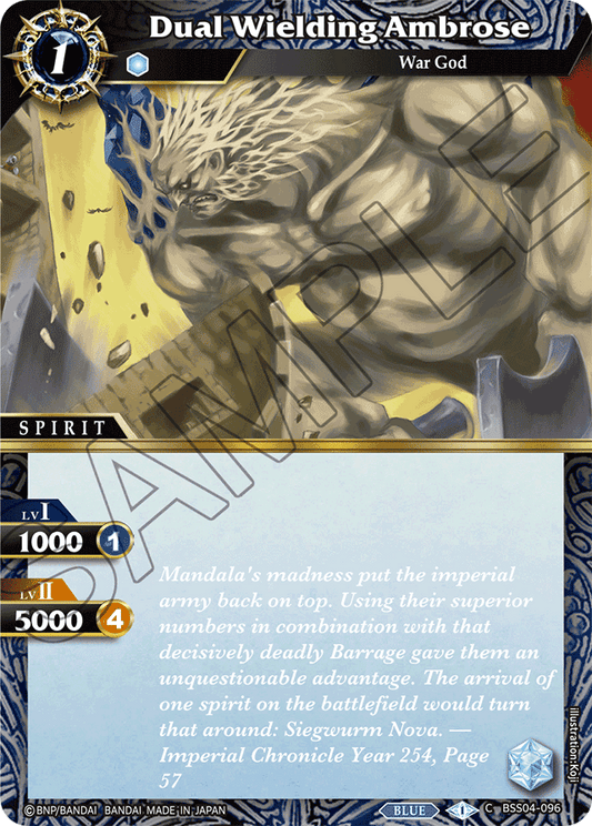 Dual Wielding Ambrose - Savior of Chaos - Common - BSS04-096