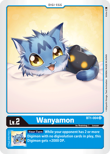 Wanyamon - Release Special Booster - Uncommon - BT1-004 U