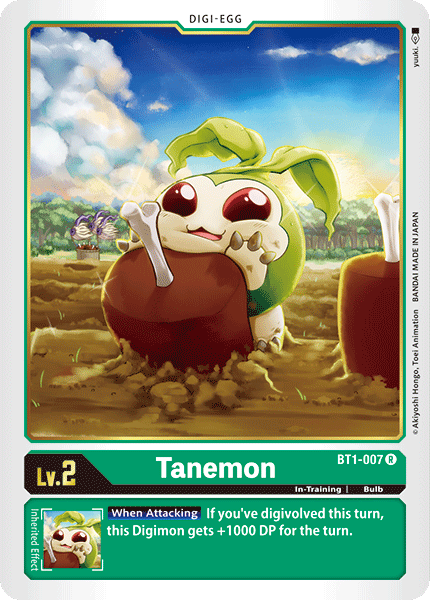 Tanemon - Release Special Booster - Rare - BT1-007 R