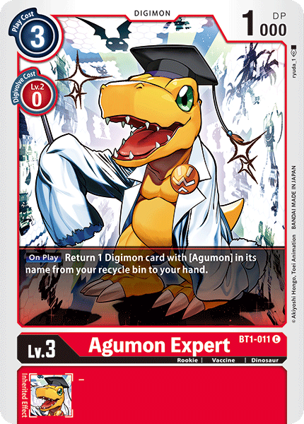 Agumon Expert - Release Special Booster - Common - BT1-011 C