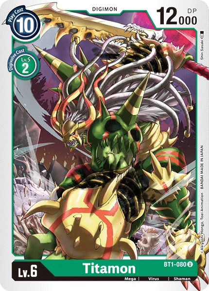 Titamon - Release Special Booster - Uncommon - BT1-080 U