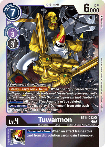 Tuwarmon - Dimensional Phase - Rare - BT11-082 R