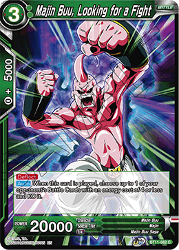 Majin Buu, Looking for a Fight - Vermilion Bloodline (2nd Edition) - Common - BT11-082