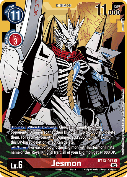 Jesmon (Alternate Art) - Versus Royal Knight Booster - Rare - BT13-017 R