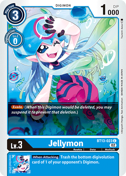 Jellymon - Versus Royal Knight Booster - Common - BT13-023 C