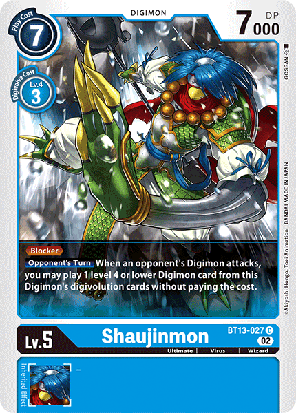 Shaujinmon - Versus Royal Knight Booster - Common - BT13-027 C