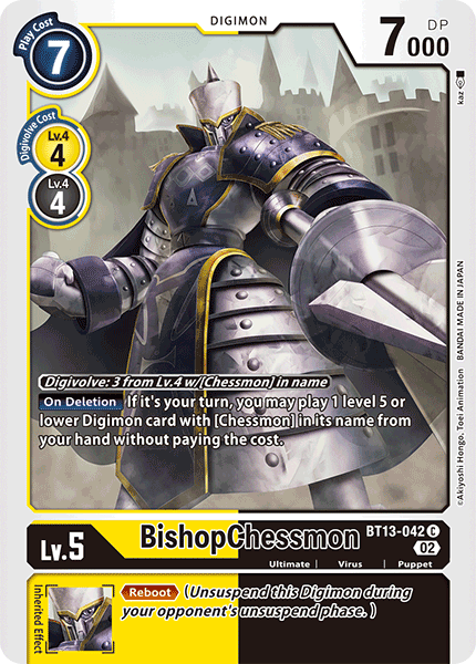 BishopChessmon - Versus Royal Knight Booster - Common - BT13-042 C