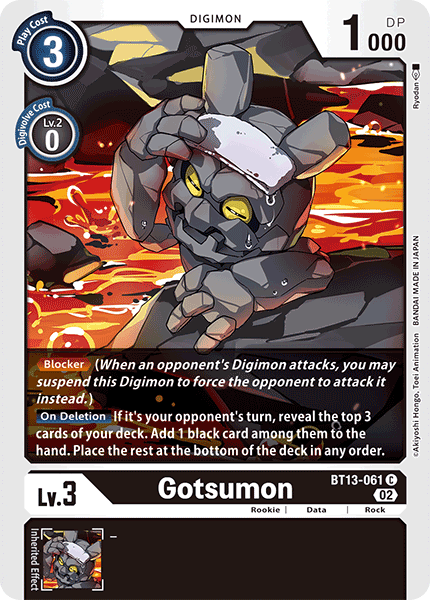 Gotsumon - Versus Royal Knight Booster - Common - BT13-061 C