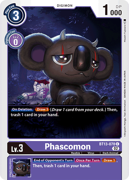 Phascomon - Versus Royal Knight Booster - Common - BT13-078 C