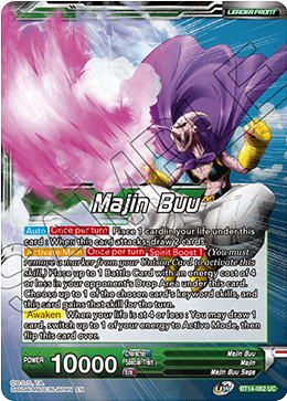 Majin Buu // Majin Buu, Unadulterated Might - Cross Spirits - Uncommon - BT14-062