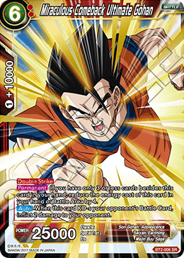 Miraculous Comeback Ultimate Gohan - Union Force - Super Rare - BT2-006