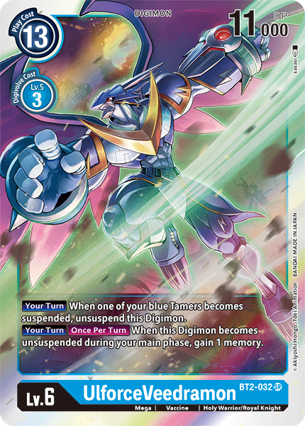 UlforceVeedramon - Release Special Booster - Super Rare - BT2-032 SR