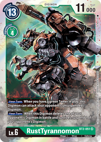 RustTyrannomon - Release Special Booster - Super Rare - BT2-051 SR