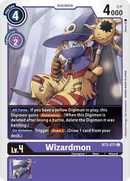 Wizardmon - Release Special Booster - Common - BT2-071 C